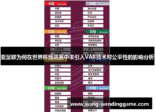 亚足联为何在世界杯预选赛中未引入VAR技术对公平性的影响分析